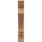 Ekena Millwork 7 1/2-in W x 44-in D x 44-in H Balboa Trad Rough Cedar Woodgrain TimberThane Outlooker, Primed Tan OUTUR075X44X44BOA04RCPR - alternate 4